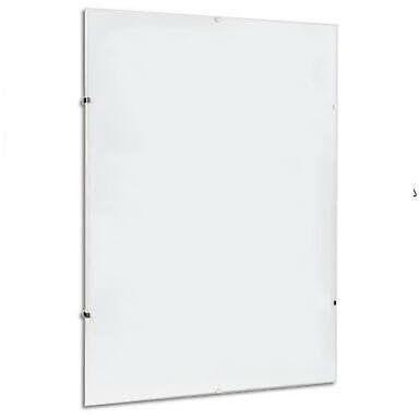 Decorspace Cornice a giorno espositore porta foto e documenti da parete con lastra in Crilex e supporto in MDF (21 x 30 cm (Formato A4))