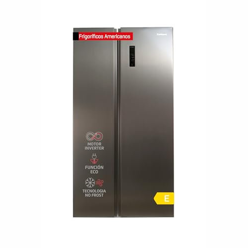 Corberó - Frigorífico Americano CFSBSH930NFXINV | 595L | No Frost | Inverter | Display en Puerta | Luz LED | 6 Cajones | 4 Zonas de Temperatura | Zona Convertible | Inox