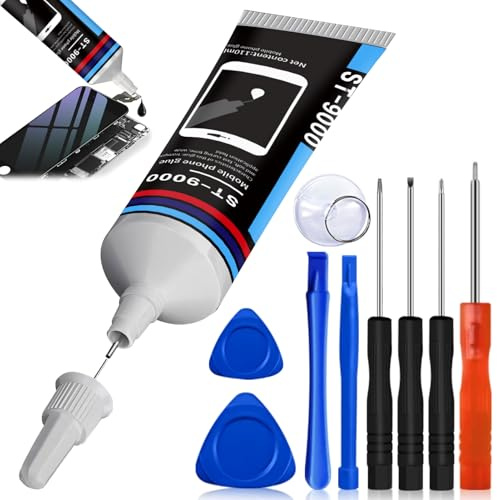 Colla per Cellulari, Colla per Display Smartphone Nero, 110ML
