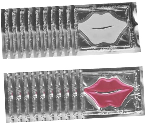 Didiseaon Maschera per Labbra in Gel 20 Pezzi Idratante e Portatile Patch Trasparenti per Labbra Secche