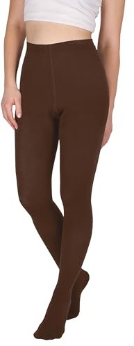 Sesto Senso Medias Para Mujer Beis De Microfibra 80 DeN Opacas Coloridas Talla 2 XS-S Cafe