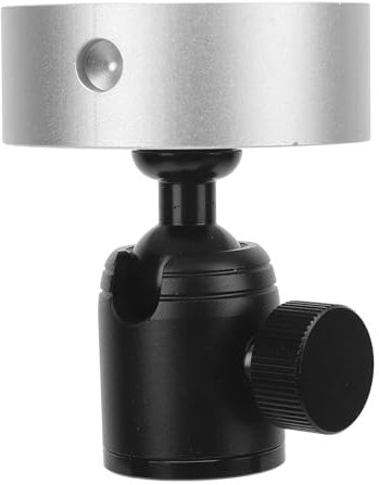 Ball Head Start Dadapter, Easily Erosion -Resistant Good Compatibility Satellite Stand Adapter Screw/Fastener Mounting System for Travel (Silver Adapter)