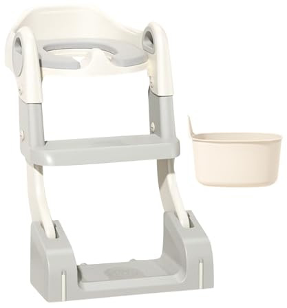Asiento de inodoro para niños – Asiento de inodoro antideslizante para niños pequeños con escalones | Suministros de habitación de bebé para el hogar, baño de niñas, sala de lactancia, sala de juegos