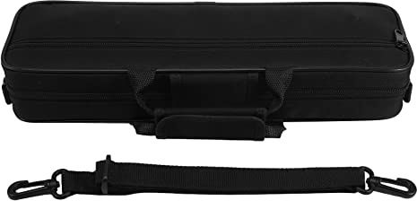Asyduey Nylon Vadderad FlöJtväSka BäRväSka Skydd Axelrem 39X7X11Cm Svart