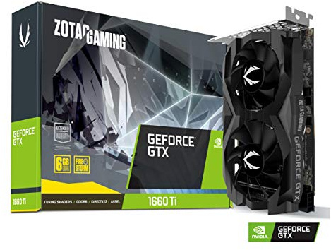 ZOTAC GAMING GeForce GTX 1660 Ti 6GB GDDR6 ZT-T16610F-10L