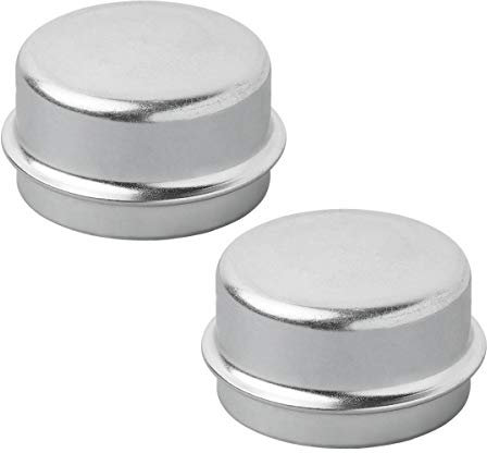 2X Staubkappe Fettkappe Gewinde Anhänger Radkappe Achskappe Ø 52mm Nabenkappe