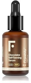 Freshly Cosmetics - Siero autoabbronzante naturale per il viso in crema al cioccolato, 30 ml