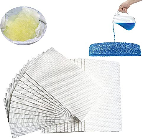 Lot de 50 coussinets absorbants super absorbants pour sac de chaise percée de chevet, bassin de lit, coussinets absorbants de liquide, sans odeurs, vous dormez bien