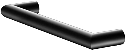 KEUCO Reva Haltegriff 32,8 cm, Metall schwarz matt, belastbar bis 115 kg, Made in Germany, für leichten Einstieg und stabilen Halt in Badewanne und Dusche