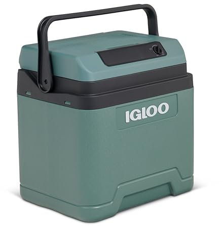 IGLOO elektrische Kühlbox IE24 für Auto und Steckdose, 24 L, 12V und 230V