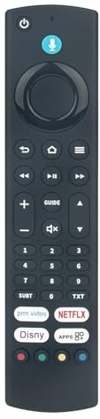AULCMEET CT-8566 CT-8571 Telecomando sostitutivo della ricerca vocale compatibile con TCL 4K OLED Smart TV 55CF630K 50CF630K 55CF630 50CF630 QLED per Toshiba Smart TV 43UF3D63DAX