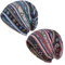 Ynkkvre 2 Stück Frauen Hut Turban, Damen Baumwolle Elastisch Slouchy Beanie Hut, Super Weich Slouchy Turban Kopfbedeckungen Kopf Wraps, für Frauen mit Haarausfall - Krebspatienten Kopfbedeckung.