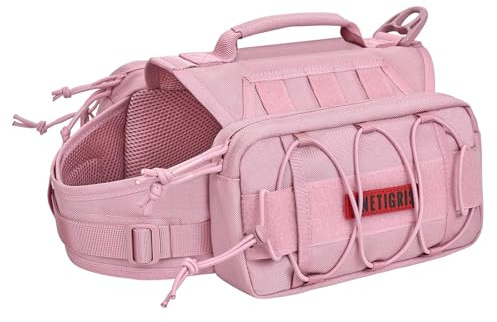 OneTigris Mammoth - Mochila para perros, versión 2.0, para perros de talla M/L (M, rosa)