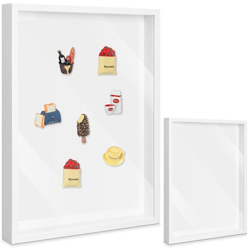 Vicenpal 1 Pcs Large Magnet Display Board 16x12 Magnetic Board, White