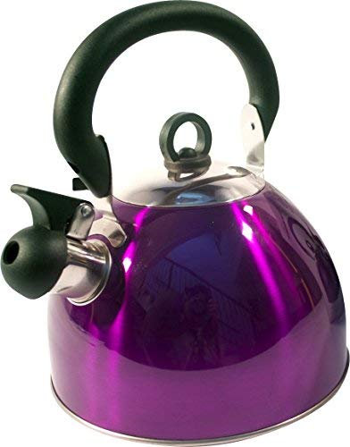 2.5L Stainless Steel Lightweight Whistling Kettle New (Purple)