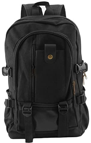 HoveeLuty Mochila Para Hombres Y Mujeres Mochila Para Adolescentes, Mochila Para Hombres Mochila Mochila Mochila Mochila Bolso De Hombro Bolso De Laptop Bolso De La Computadora Portátil (negro)