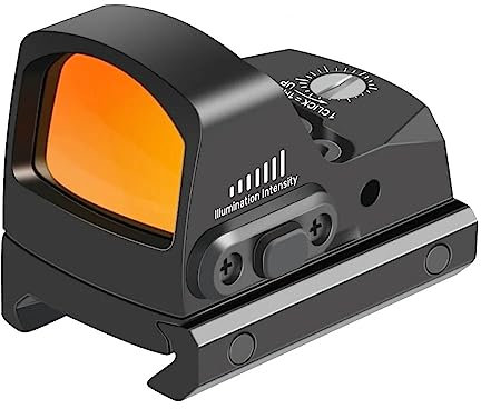 ACEXIER Rotpunkt-Zielfernrohr 3-4MOA Kollimator Reflexvisier Pistole Handfeuerwaffe Visier IPX6 Wasserdicht Passform 21mm Picatinny 17 19 9mm AR15 M4 AK