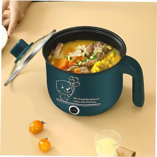 Cuiseur à riz électrique – Appareil de cuisine multifonctionnel 6 en 1 pour cuire à la vapeur et frire les pates et les ufs – Appareil vert respectueux de l'environnement-size1