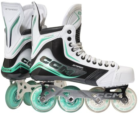 CCM JetSpeed FT890R - Pattini intermediati per hockey su rotelle, in linea (6,5 = EU 41)