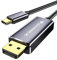 FOINNEX USB C to DisplayPort Cable 4K@60Hz, 2K@165Hz Thunderbolt 3/4 to DP Cable, USB C 3.1 Type-C to Display Port Cord for MacBook Pro/Air, iPad Pro, iMac, Surface, Galaxy, XPS, 1M/3.3FT