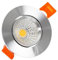 LEDKIA LIGHTING - LED Einbaustrahler 5W | COB CRI90 | 490 lm Lichtstrom | Ø55 mm Ausschnitt | Schwenkbar | Aluminium, No Flicker 4000K Neutralweiß