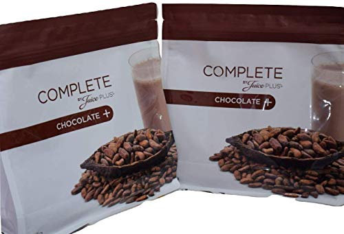Lot de 2 shake complet en chocolat 488 g chacune, cuillère/boisson riche en protéines et nutrition saine