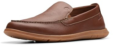Clarks Flexway Step, Mocasín Penny Hombre, marrón, 43 EU Ancho