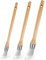 Wekuw 3 Stücke Rundpinsel Set Rund Lackierpinsel Pinsel Rund Fensterpinsel Geeignet für Wasserbasierte Farben, für Dekorations und Detailmalerei, Abstauben, Bürsten, Wandmalerei und Kleben