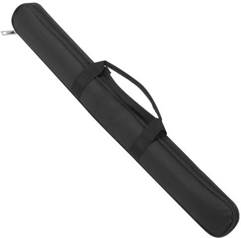Alasum Bolsa para Flauta de Bambú 2 Piezas Negra, Resistente al Agua, Acolchada y Portátil Asa para Estudiantes, Estuche Ligero y Compacto para Almacenamiento y Transporte de