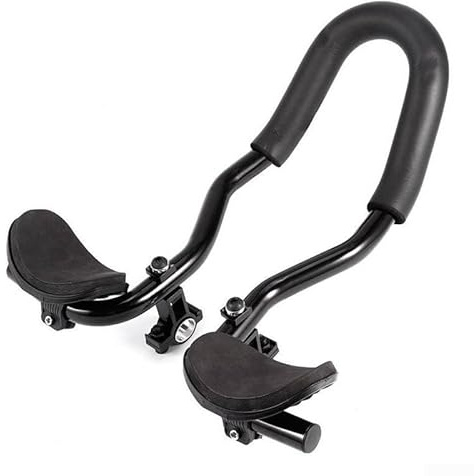 Guidon de triathlon à clipser pour guidon de vélo de route - Tube en aluminium de 400 mm de long