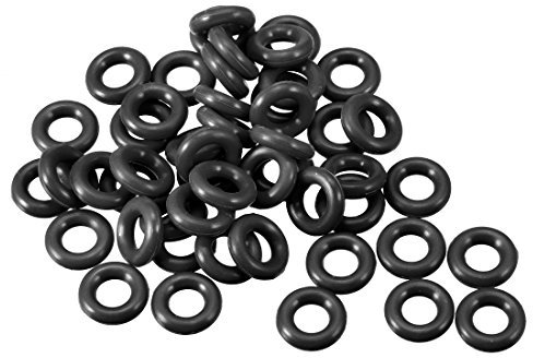 sourcing map 50Stk Metrische Nitrilkautschuk O-Ringe Dichtung Dichtungsring Dichtungen 5,5mm AD 2,5mm ID 1,5mm Breite