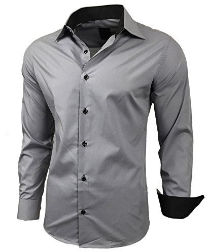 Subliminal Mode Chemise Homme Manches Longues | Coupe Classique | Confortable et Facile à Entretenir | Idéale pour Le Bureau et Sorties Décontractées