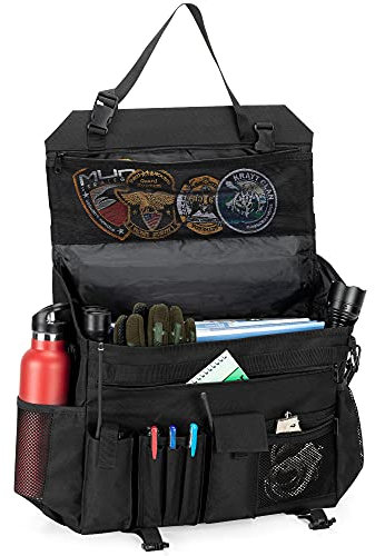 Trunab Einsatztasche Polizei Tasche Molle, Organizer Vordersitz Rückenlehnen, Rangebag Tasche Polizei Ausrüstung, Rücksitz mit Mehreren Fächern