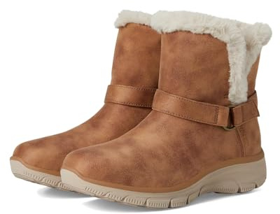 Skechers Easy Going-Dreamers Bottines à enfiler mains libres pour femme, châtaigne, 40 EU