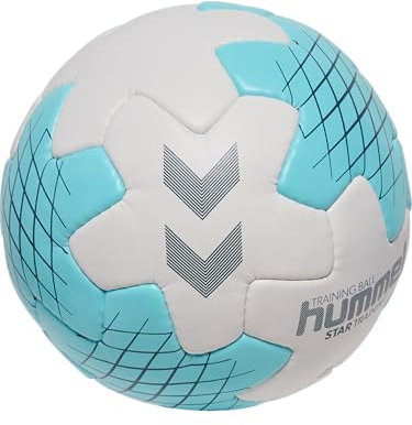 hummel hmlSTAR Handball Trainingsball weissblau, 2 Ohne Geschlecht