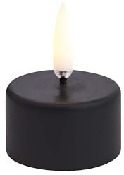UYUNI Lighting LED Teelicht 400 BLACK schwarz | Ø4x2,5cm