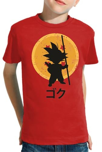 the Fan Tee Camiseta Infantil de Niño Niña Dibujos Animados Dragon Bola Ball Anime Manga 518 12 años