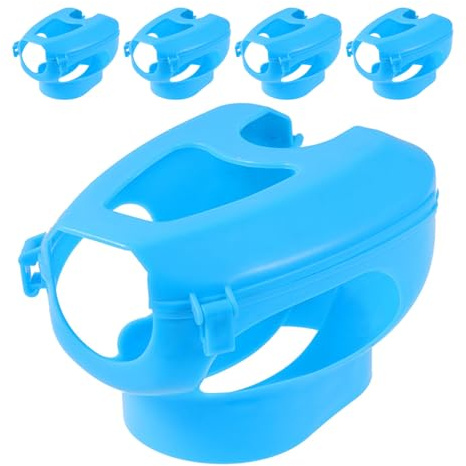 MERRYHAPY 5 Pezzi Supporto in Plastica per Piccioni con Fibbia Fermapiccione per Iniezioni e Somministrazione Medicinali Telaio Fisso per Uccelli Accessorio per Gabbie Facile da Pulire e