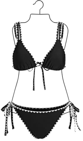 Tagowao Grucce per costumi da bagno, 10 pezzi, appendiabiti per costume da bagno e bikini, elegante gancio pieghevole per riporre e esporre bikini e costumi da bagno