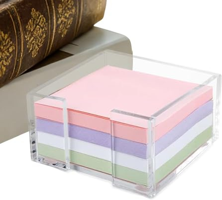 Klisterlappsbox för skrivbord Portabel transparent akrylförvaring