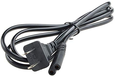 ABLEGRID AC in Power Cord Outlet Socket Cable Plug Lead for PSB Alpha VS21 VisionSound Computer Powered Speaker Extension Television TV Sound Bar Soundbar Sound Base Soundbase Vision Sound