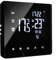 Thermostat intelligent numérique, Wifi programmable sans fil, capteur de pièce de maison, contrôle par application, panneau de contrôle de la température LCD, voix noire