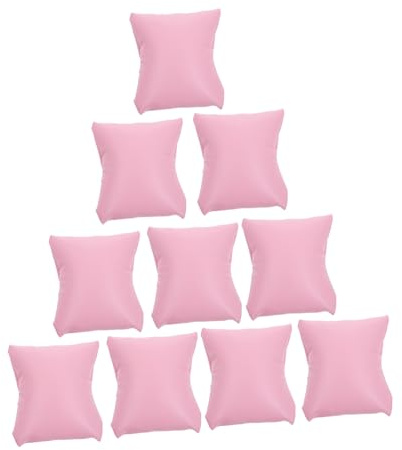 Holibanna 10 Pièces Coussins De Présentation De Montres En Pu Oreillers D'Affichage Carrés 3.35 X 2.76 X 2.17 in Pour Bracelet Bijoux Rangement Maison Voyage Et Vitrine