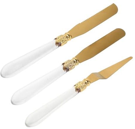 Baluue 3pezzi Coltello per Formaggio in Acciaio Inox di Coltelleria Spatola per Burro Grattugia per Formaggio Coltello per Antipasti da Tagliere