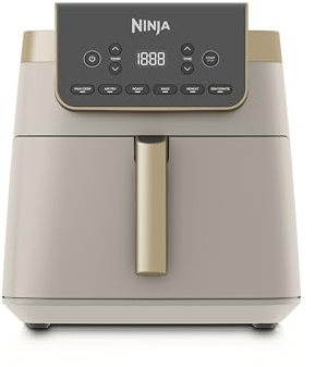 Ninja Air Fryer MAX PRO, 6.2L, Stone Gold AF180UKSD | 6 functions: Roast, Bake, Air Fry & more. Cook From Frozen. Non-Stick, Dishwasher Safe Basket & Crisper Plate