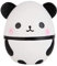 Anboor Squishies Panda-Ei Mini Kawaii Langsam Aufsteigende Squishies Quetsch-Tierspielzeug zur Stressbewältigung Weiches Geschenk Sammlerstück Weiß als Osternest-Füllung