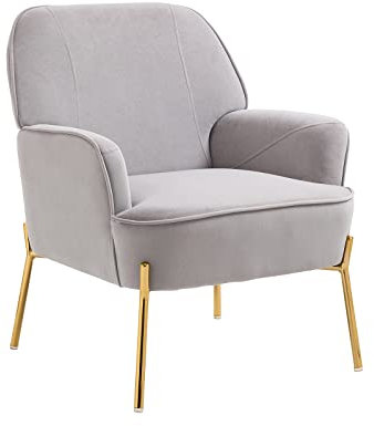 Sepnine Sessel Wohnzimmer Samt, Loungesessel Modern, Armchair, Getufteter Polstersessel, Bequemer Sessel für Schlafzimmer Wohnzimmer Balkon