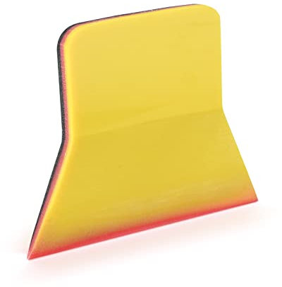 NEWISHTOOL PPF Squeegee, piccolo tergivetro per vinile, raschietto in gomma TPU da 10,2 cm, spatola per finestra in vinile per la protezione della vernice dell'auto, pellicola per la pulizia