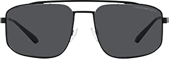 EMPORIO ARMANI(エンポリオアルマーニ) Herren 300187 Sonnenbrille, Schwarz