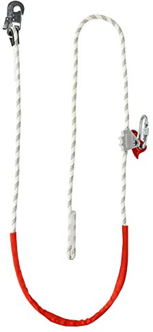 Ligne de positionnement réglable, avec raccourcissement de corde PROT-3, sécurité anti-chute pour connecter votre ceinture de sécurité au point d'attaque, corde de maintien pour protection contre les